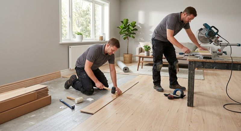 Laminate Floor Installation in Dracut, MA