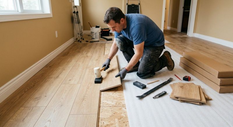 Laminate Floor Installation in Shrewsbury, MA