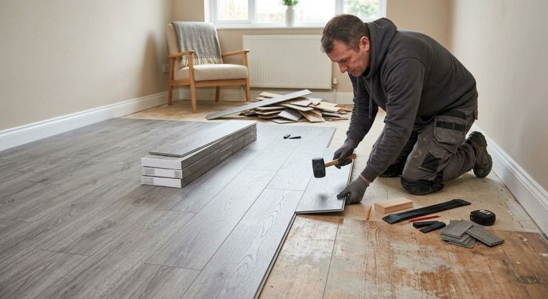 Laminate Floor Replacement in Concord, MA