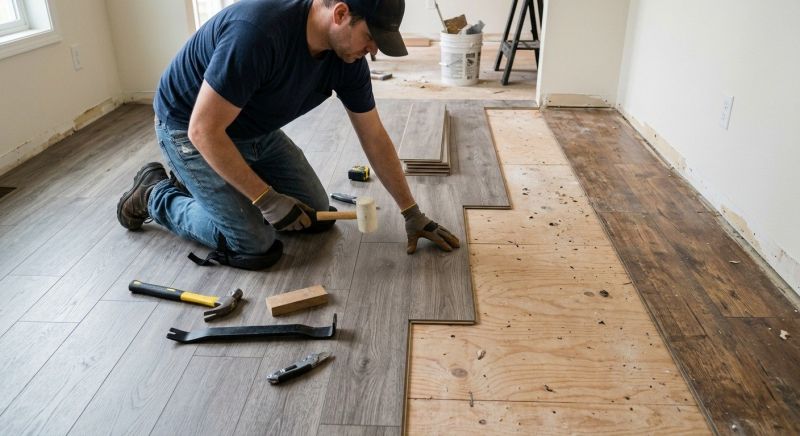 Laminate Floor Replacement in Leominster, MA
