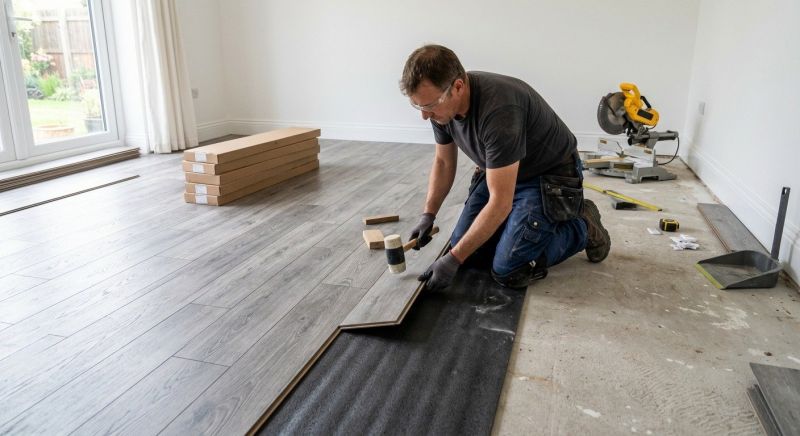 Laminate Floor Replacement in Littleton, MA
