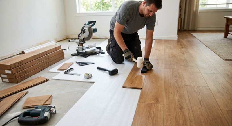 Laminate Floor Replacement in Milford, NH