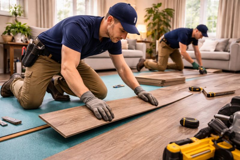 Laminate Floor Replacement in Westborough, MA