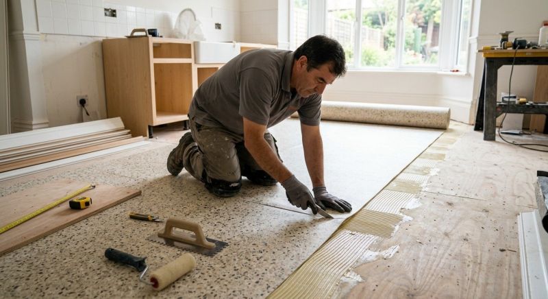 Linoleum Floor Installation in Ashland, MA