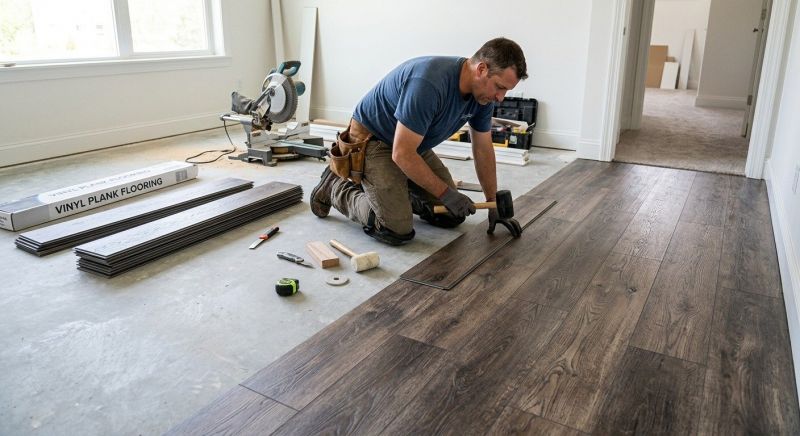Linoleum Floor Installation in Wilton, NH
