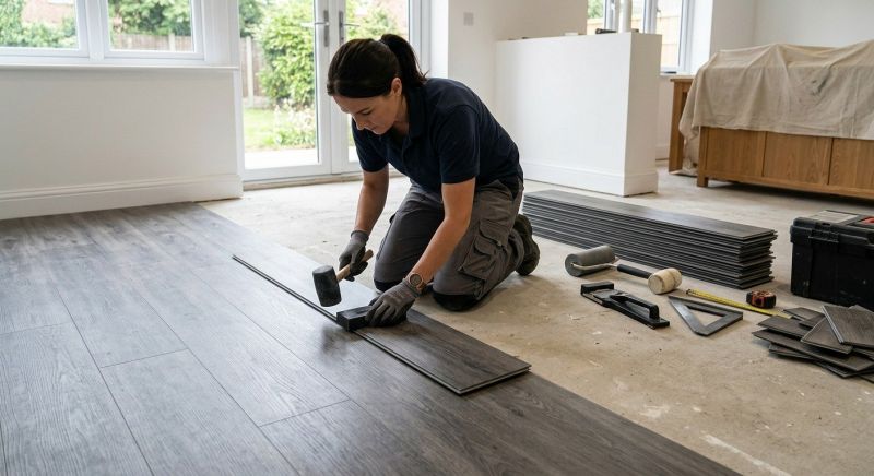 Luxury Vinyl Tile Installation in Auburn, MA