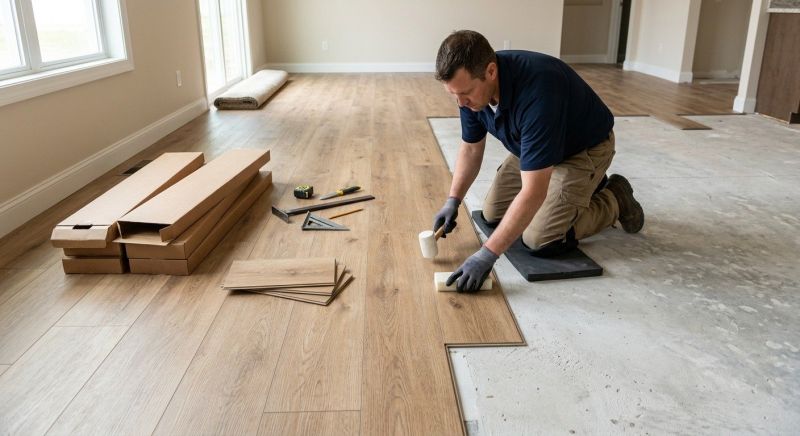 Luxury Vinyl Tile Installation in Chelmsford, MA