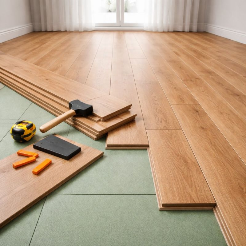 Plank Laminate Installation in Worcester County, MA
