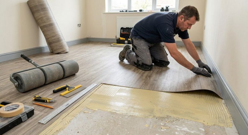Sheet Flooring Installation in Worcester County, MA