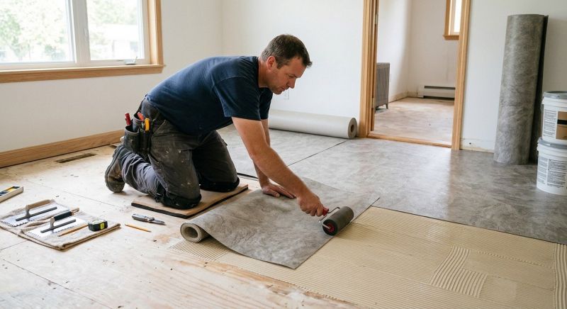 Sheet Flooring Installation in Westminster, MA