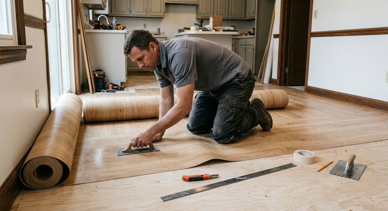 Sheet Flooring Installation in Westminster, MA