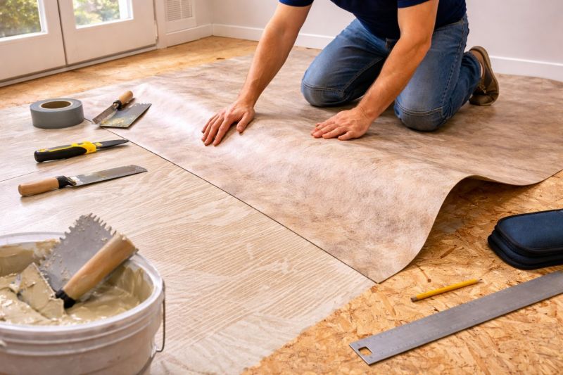 Sheet Vinyl Installation in Westminster, MA