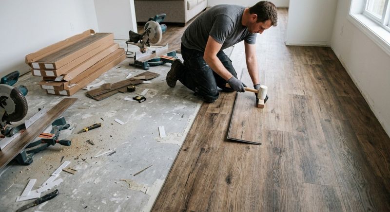 Vinyl Floor Replacement in Worcester County, MA