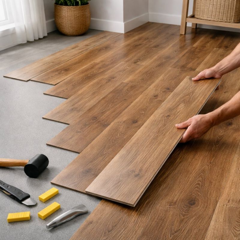 Vinyl Plank Floor Installation in Worcester County, MA